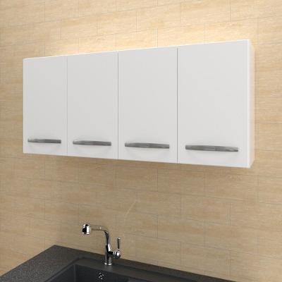 Armario Aereo 4 Portas 120cm 9160 Branco Mobbs Branco