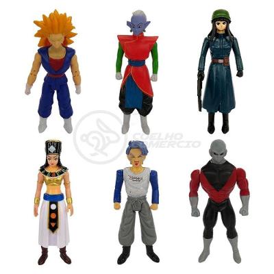 Kit 6 Bonecos Dragon Ball Vegetto Ssj3 Jerez Mai Do Futuro