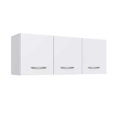 Armário Aéreo De Cozinha 3 Portas 1,20m New Joy Decibal Branco