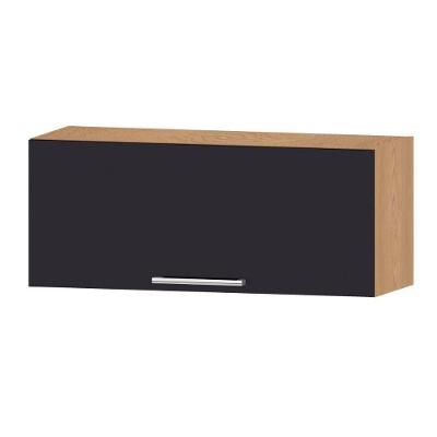 Armário Aéreo Ditália Aspen 1pt Carv/preto Cd-203