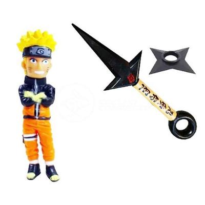 Kit Boneco Action Figure Anime Uzumaki Naruto + ...