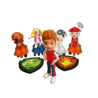 Kit 5 Bonecos Patrulha Canina Com 4 Skat Robo Dog 6