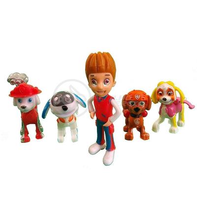 Kit 5 Bonecos Patrulha Canina Com 4 Skat Robo Dog 24