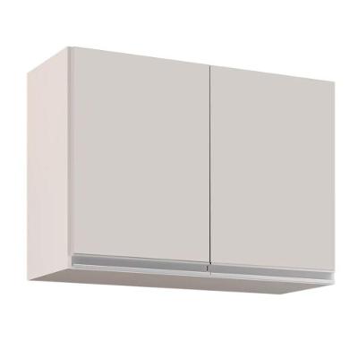 Armário Aéreo De Cozinha 02s Eva 80cm Branco