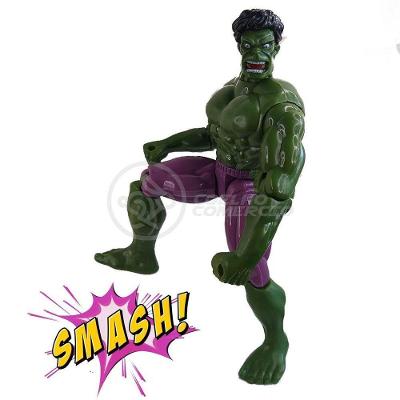 Boneco 25Cm Action Figure Incrivel Hulk + Mascara 16Cm