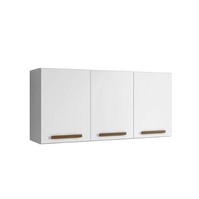 Armário Aéreo Ônix 3 Portas Arte Móveis Branco