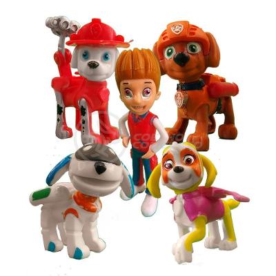 Kit 5 Bonecos Brinquedos Patrulha Canina Com 4 Skate 12