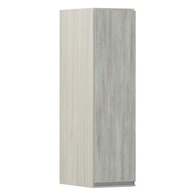 Armário Luciane 20cm 1 Porta Lis Legno Crema C/Concreto