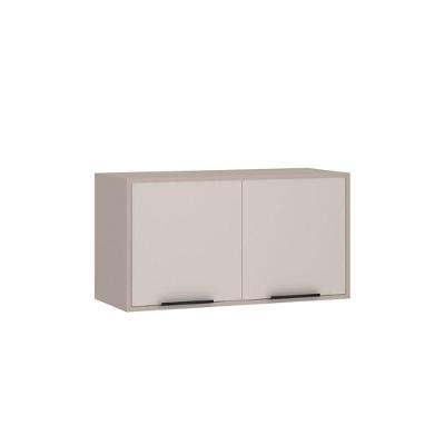 Armário Aéreo 80cm 2 Portas Stylo Luciane Móveis Cinammon-beige