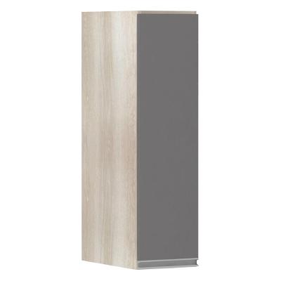 Armário Luciane 20cm 1 Porta Lis Legno Crema C/Cinza Puro