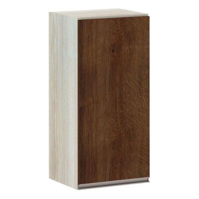 Armário Luciane 35cm 1 Porta Luci Legno Crema C/Nogueira
