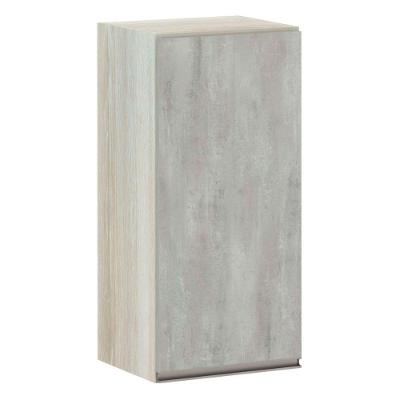 Armário Luciane 35cm 1 Porta Luci Legno Crema C/Concreto