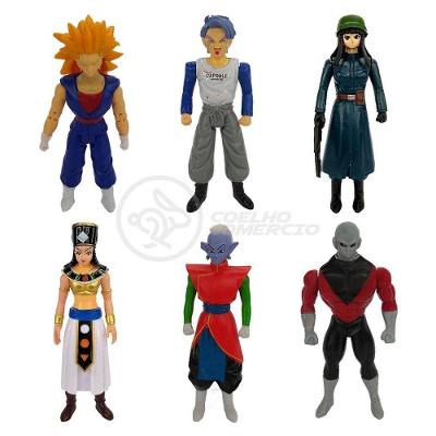 Kit 6 Bonecos Dragon Ball Vegetto Ssj3 Jerez Mai Do Futuro