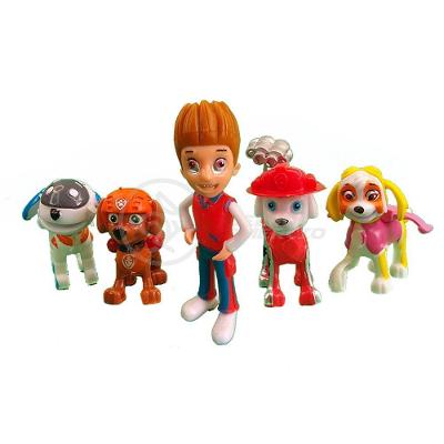 Kit 5 Bonecos Patrulha Canina Com 4 Skat Robo Dog 19