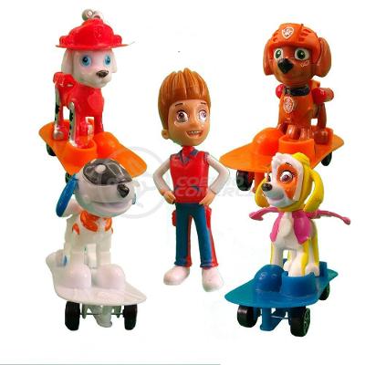 Kit 5 Bonecos Patrulha Canina Com 4 Skat Robo Dog 17