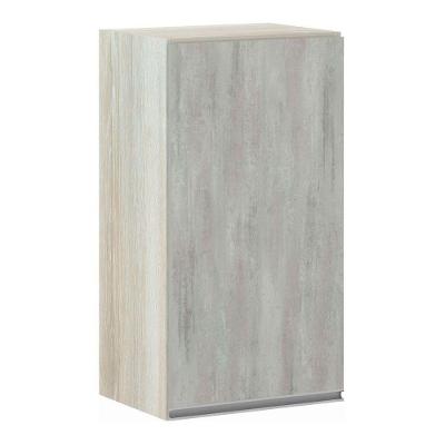 Armário Luciane 40cm 1 Porta Lis Legno Crema C/Concreto