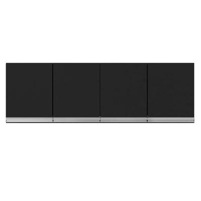 Armário De Cozinha Aereo 4 Portas 160cm Andréia Preto - Ajl Móveis