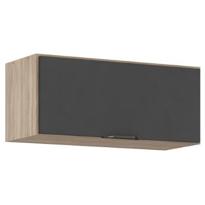 Armário Aéreo 1 Porta 70Cm Firenze D02 Avena/Grafito