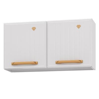 Armário De Cozinha De Aço Aéreo Duplo Telasul Diamante Branco