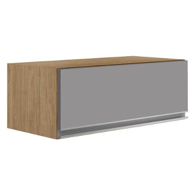 Armário Aéreo Geladeira 70cm Texas Castanho cinza