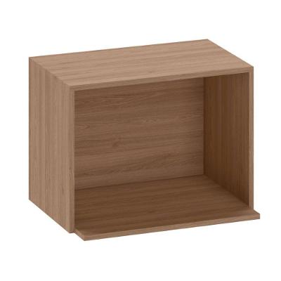 Armário Aéreo 58 Cm Com Nicho Micro Ondas Etna Poliman Carvalho Oak