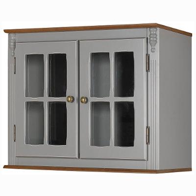 Aéreo Cozinha Hannover 80Cm Com 2 Portas De Vidro - M550700V80 Garapa - Verniz