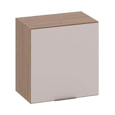 Armário Aéreo 58 Cm 1 Porta Etna Poliman Móveis Carvalho Oak E Off White