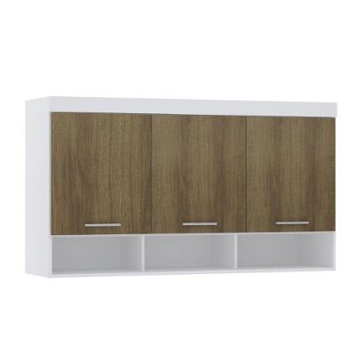 Maleiro Closet Ponte Queen 165cm 2 Divisórias Prime Branco