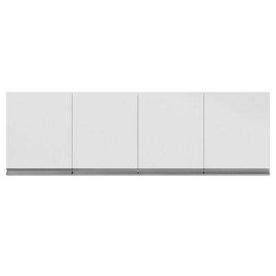 Armário Aéreo Cozinha Andréia 4 Portas 160 Cm Branco 1842