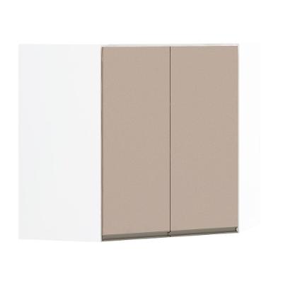 Armário Canto Diagonal 2 Portas Branco Polar C/Connect