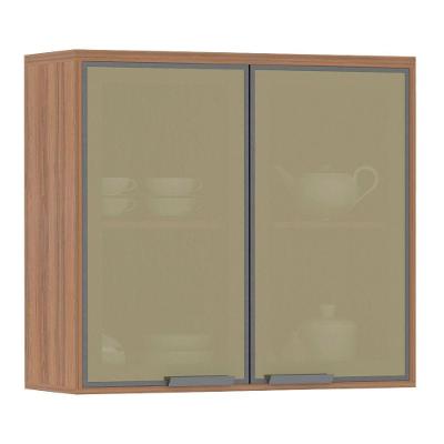 Armário Aéreo 80 Cm 2 Portas 1 Prateleira Isa Vanilla