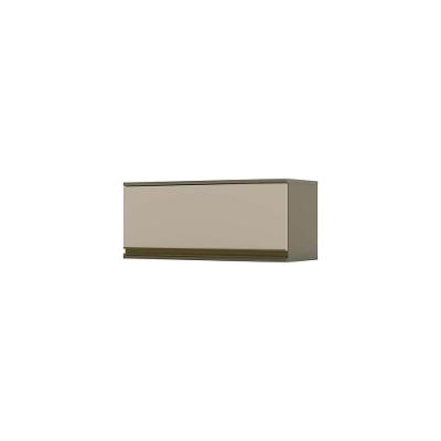 Armário Aéreo 01 Porta Basculante 80 Cm Connect Henn Duna Com Cristal