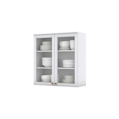 Armário Aéreo 02 Portas 80 Cm Americana Henn Branco Hp