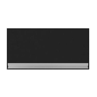 Armário Aéreo Geladeira Cozinha Andréia 60Cm 01 Porta Preto