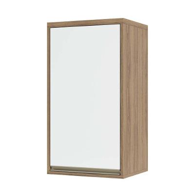 Armário Aéreo 40cm 1 Porta 1 Prateleira Mel Vanilla C/Bran