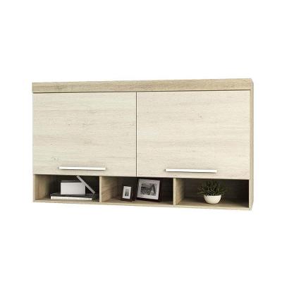 Ponte Modulada Aérea Casal 2 Portas 147cm Avelã Com ártico