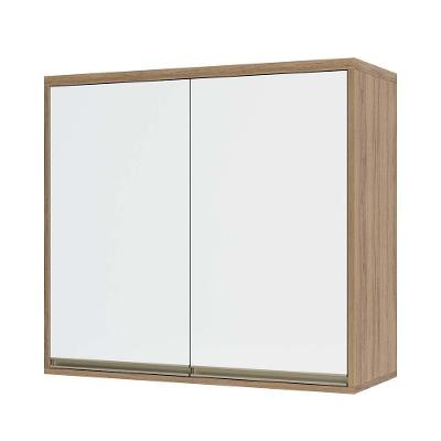 Armário Aéreo 80cm 2 Portas 1 Prateleira Mel Vanilla