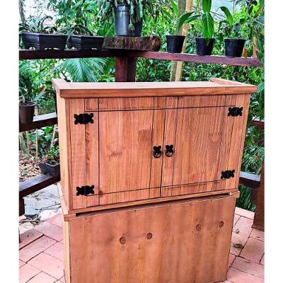 Aéreo 0,80 Fechado Plus De Madeira Maciça 50x80x32 Neppel