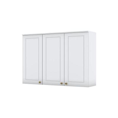 Armário Aéreo 03 Portas 120 Cm Americana Henn Branco Hp