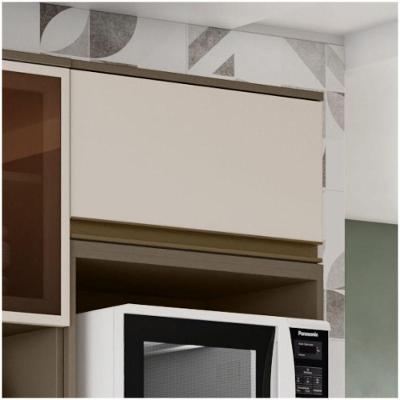 Armário Aéreo 01 Porta Basculante 60cm évelin Henn Duna Cristal