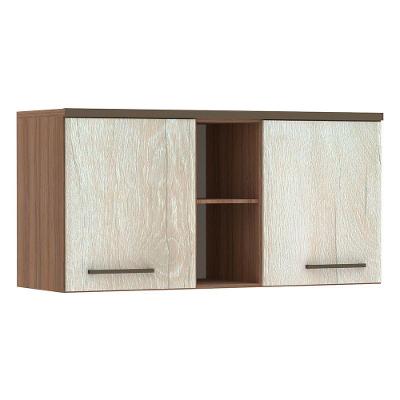 Armário Aéreo Modulado 2 Portas 145cm Vanilla C/Legno