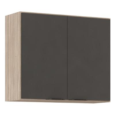 Armário Aéreo 2 Portas 80cmFirenze Avena Touch Grafito 94241