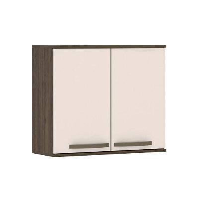 Armário Aéreo 70cm 2 Portas 1 Prateleira Sara Castanho