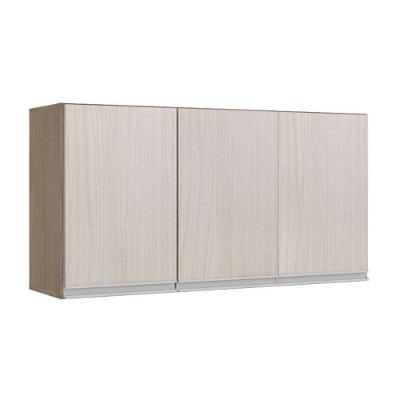 Armário Aéreo Karen 119cm 3 Portas Malbec avelã