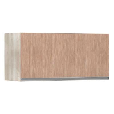 Armário Basculante 80cm 1 Porta Lis Legno Crema C/Cumaru