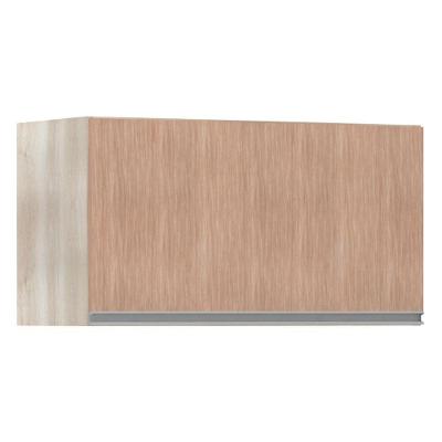 Armário Basculante 70cm 1 Porta Lis Legno Crema C/Cumaru