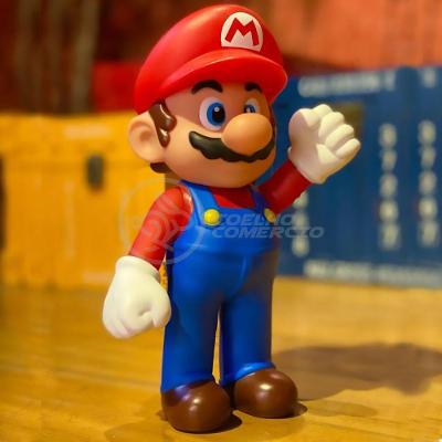 Boneco Mario Grande Super Size 23Cm - Super Mario
