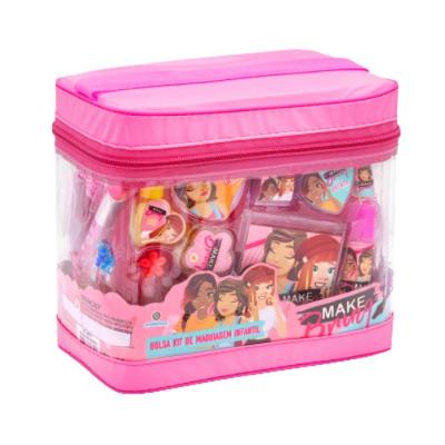 Kit Maquiagem Infantil Makebrinq Com Bolsa - Polibrinq