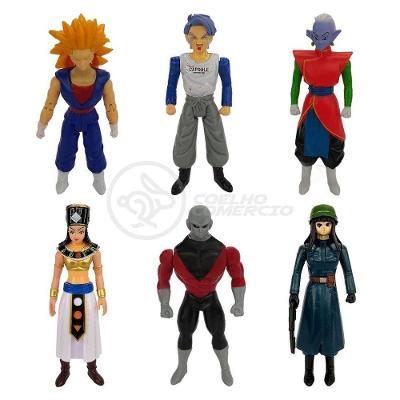 Kit 6 Bonecos Dragon Ball Vegetto Ssj3 Jerez Mai Do Futuro