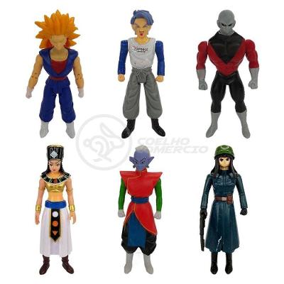 Kit 6 Bonecos Dragon Ball Vegetto Ssj3 Jerez Mai Do Futuro